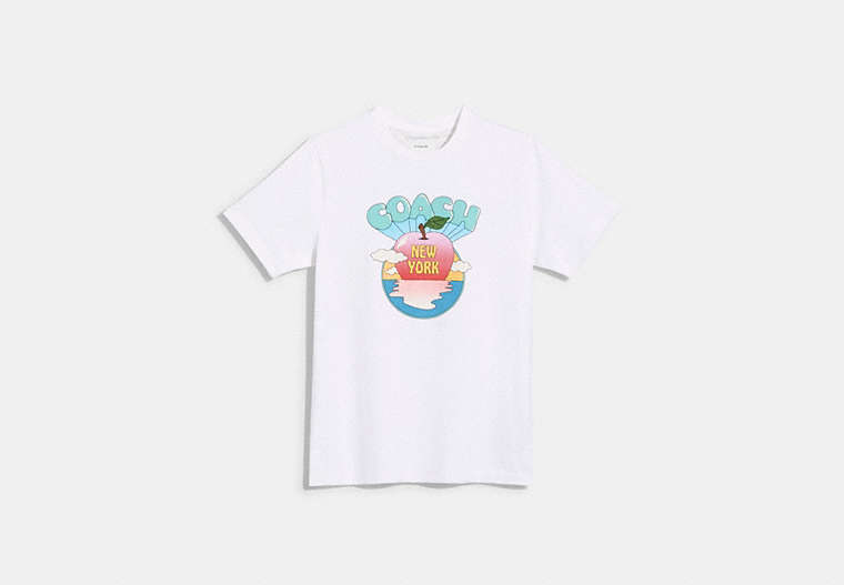 ニューヨーク アップル サンセット Tシャツ, ﾎﾜｲﾄ, Product