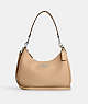 COACH®,TERI HOBO,Leather,Anniversary,Silver/Sandy Beige,Front View