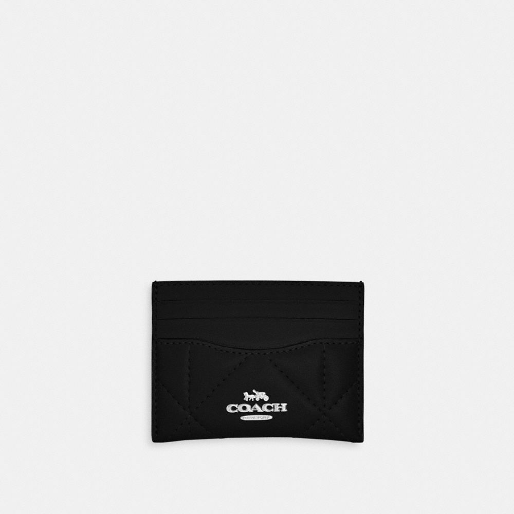 COACH® Slim Id Card Case With Puffy Diamond Quilting
