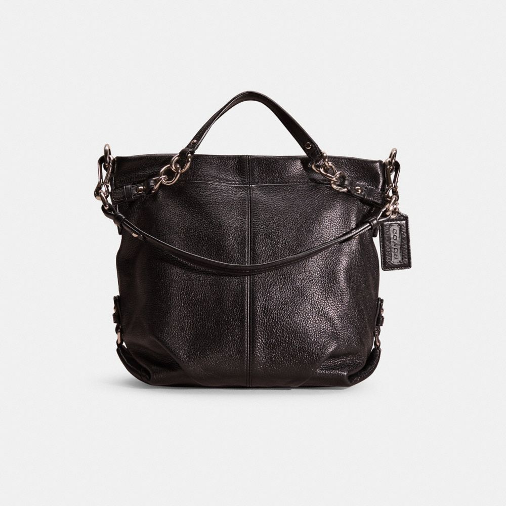 Coach Restored Brooke Duffle In Silver/black
