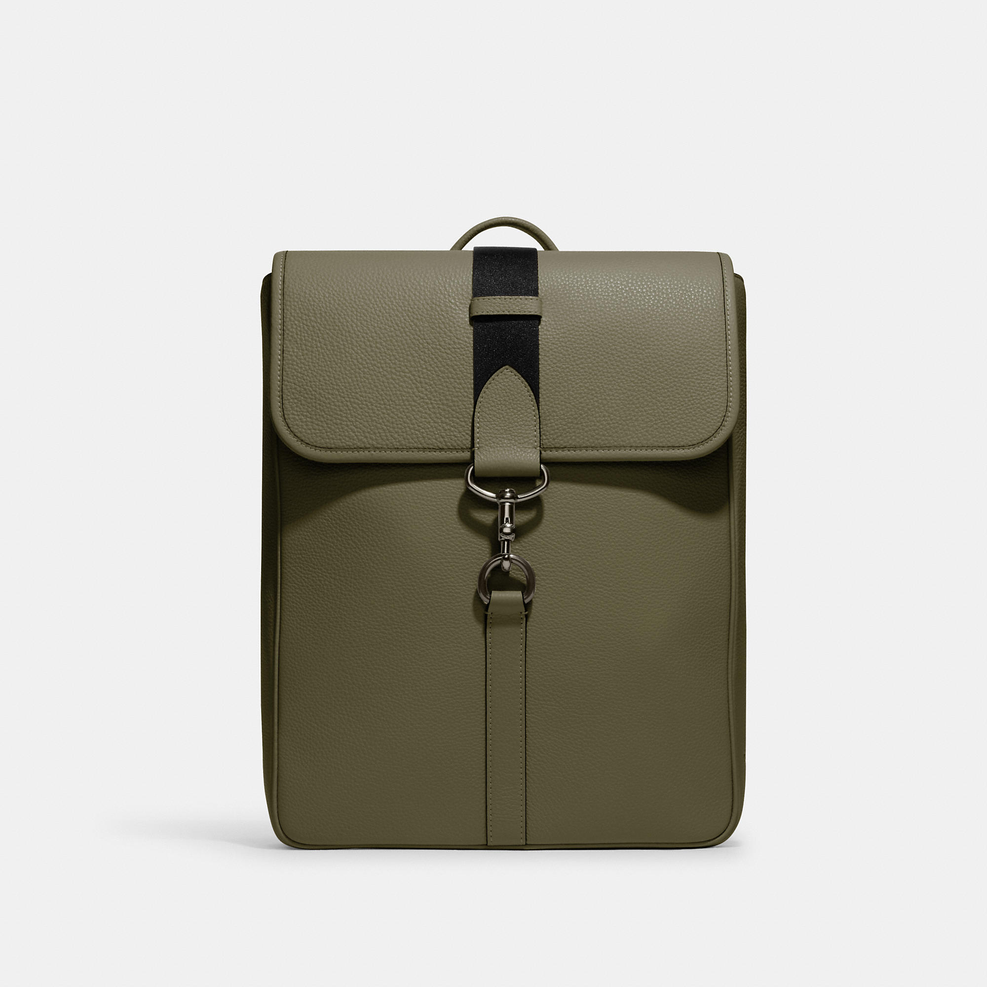 Coach Outlet Blaine Backpack In Gunmetal/olive Drab
