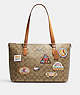 Gallery Tote In Signature Canvas With Patches