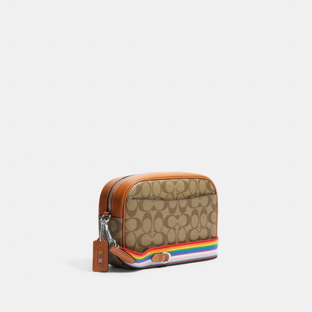 Jamie Camera Bag In Signature Canvas With Patches
