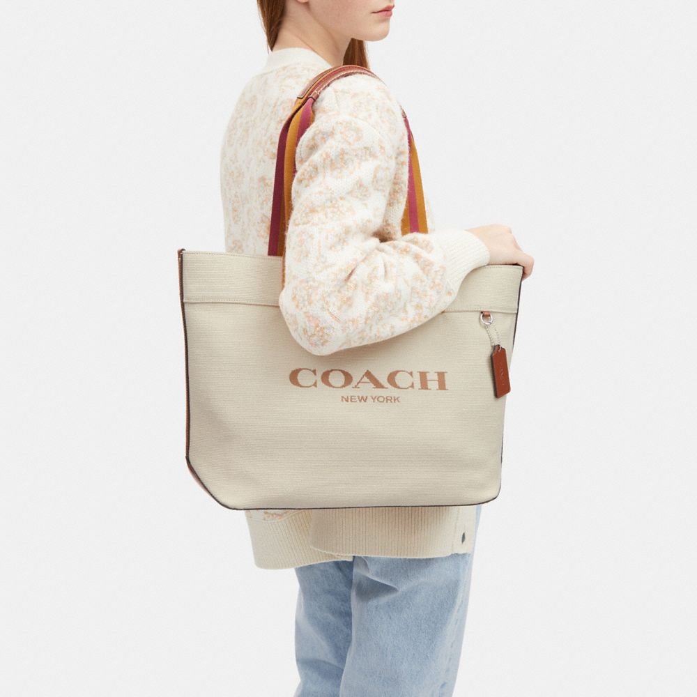 特別セット価格 COACHバッグ F89163 デニム トートバッグ