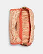 COACH®,SOFT TABBY SHOULDER BAG WITH CROCHET,Small,Brass/Faded Orange Multi,Inside View,Top View