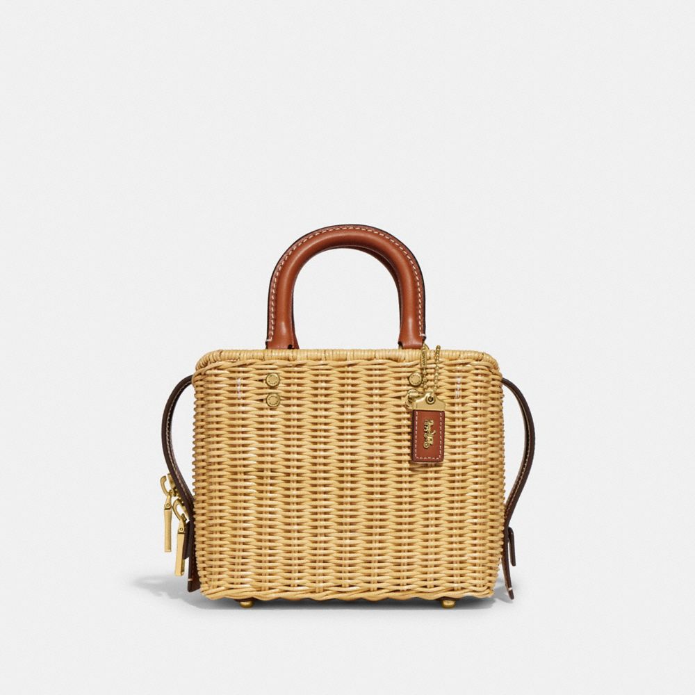 Coach Rogue 20 In Wicker In Natural | ModeSens