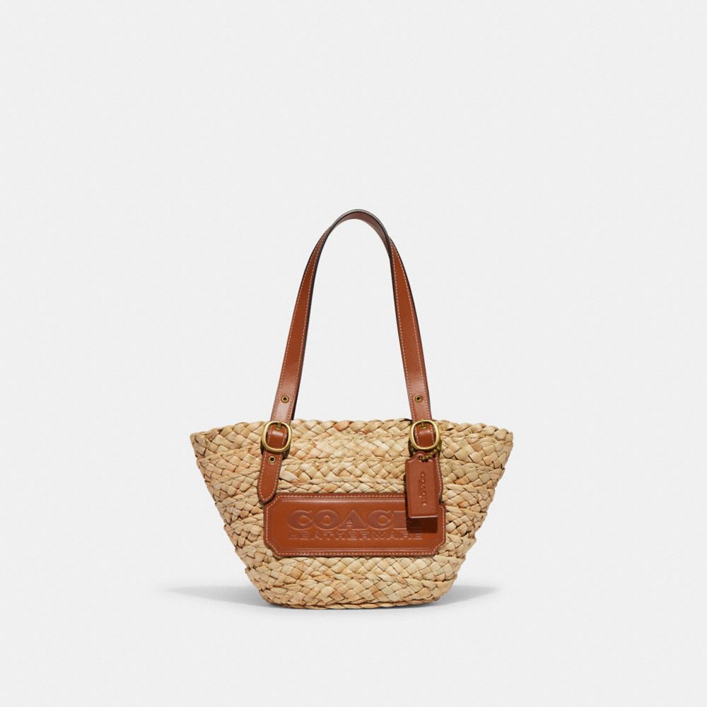 New Sunshine 3 L Woven Straw Tote Bag