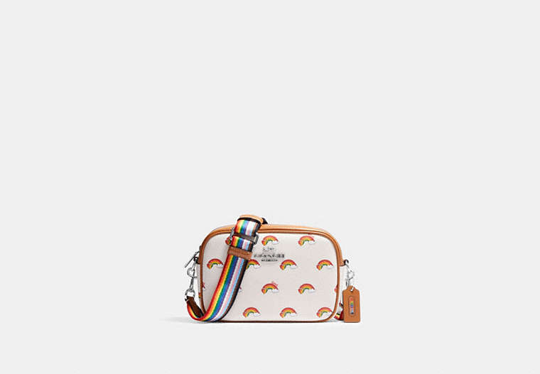 Mini Jamie Camera Bag With Rainbow Print