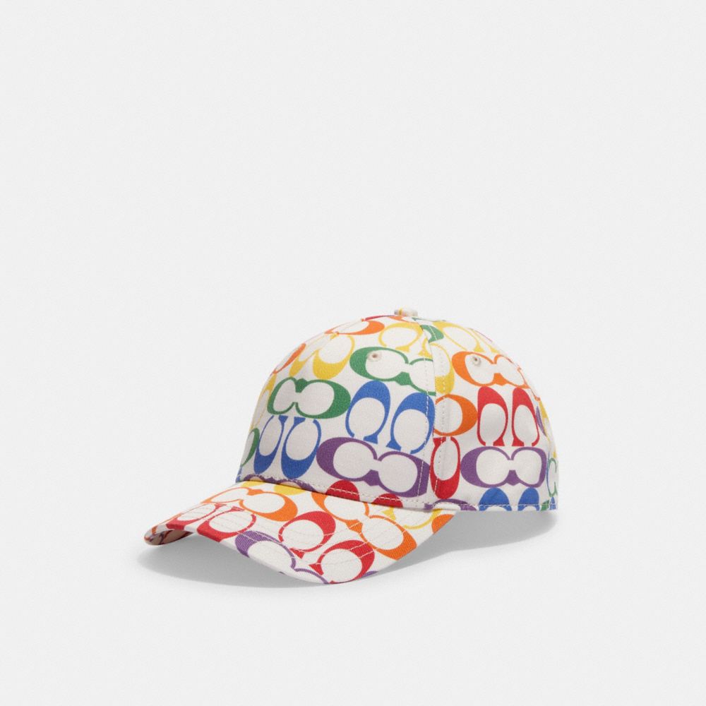 COACH® Rainbow Signature Baseball Hat
