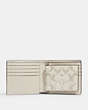 COACH®,BOXED 3-IN-1 WALLET GIFT SET IN SIGNATURE LEATHER,Leather,Black Antique Nickel/Chalk/Steam,Inside View,Top View