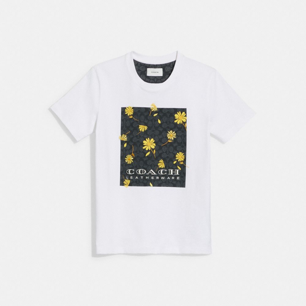 Signature Floral T Shirt In Organic Cotton | COACH®