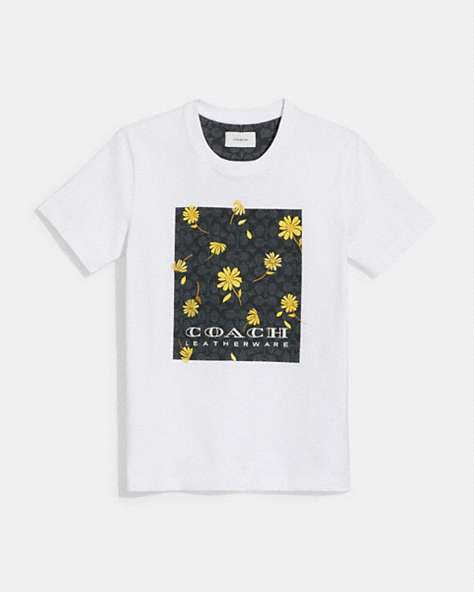 Signature Floral T Shirt In Organic Cotton