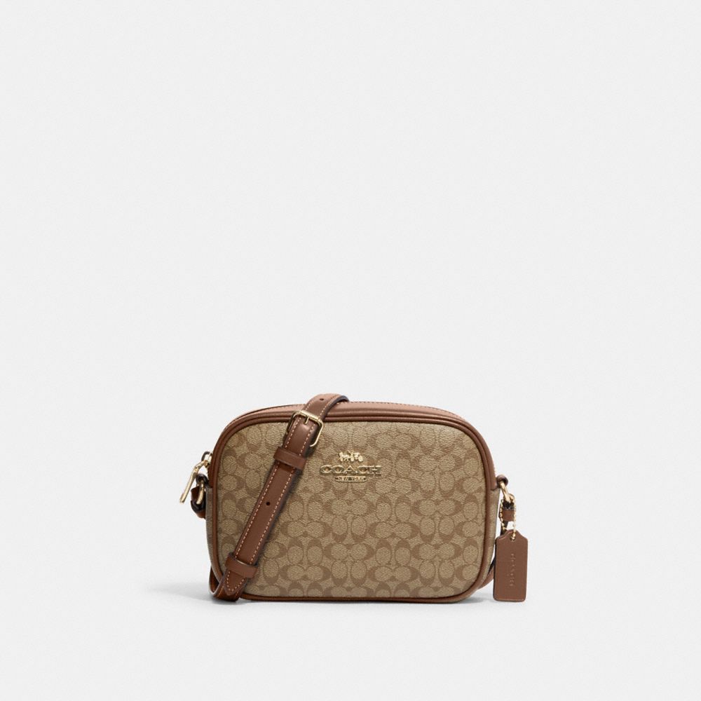 COACH® Mini Jamie Camera Bag In Signature Canvas