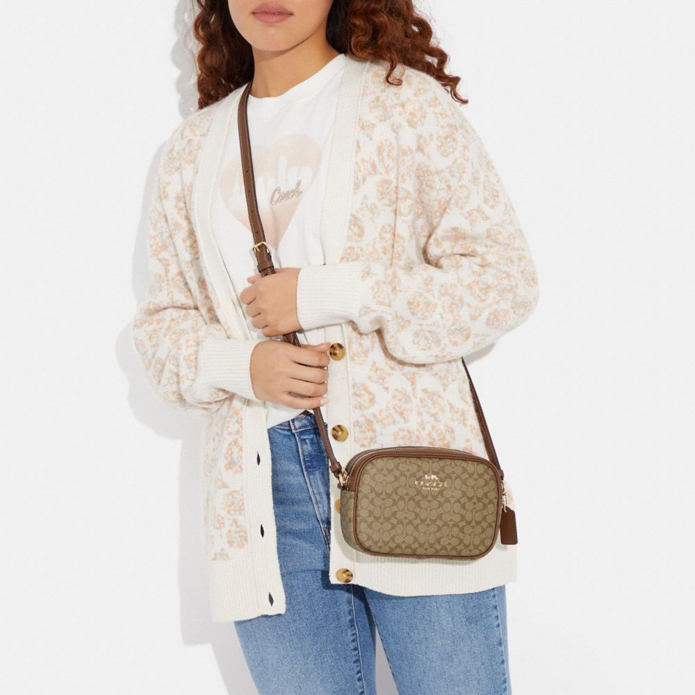 Coach Mini Jamie Camera Bag In Signature Canvas survey.khl.ru