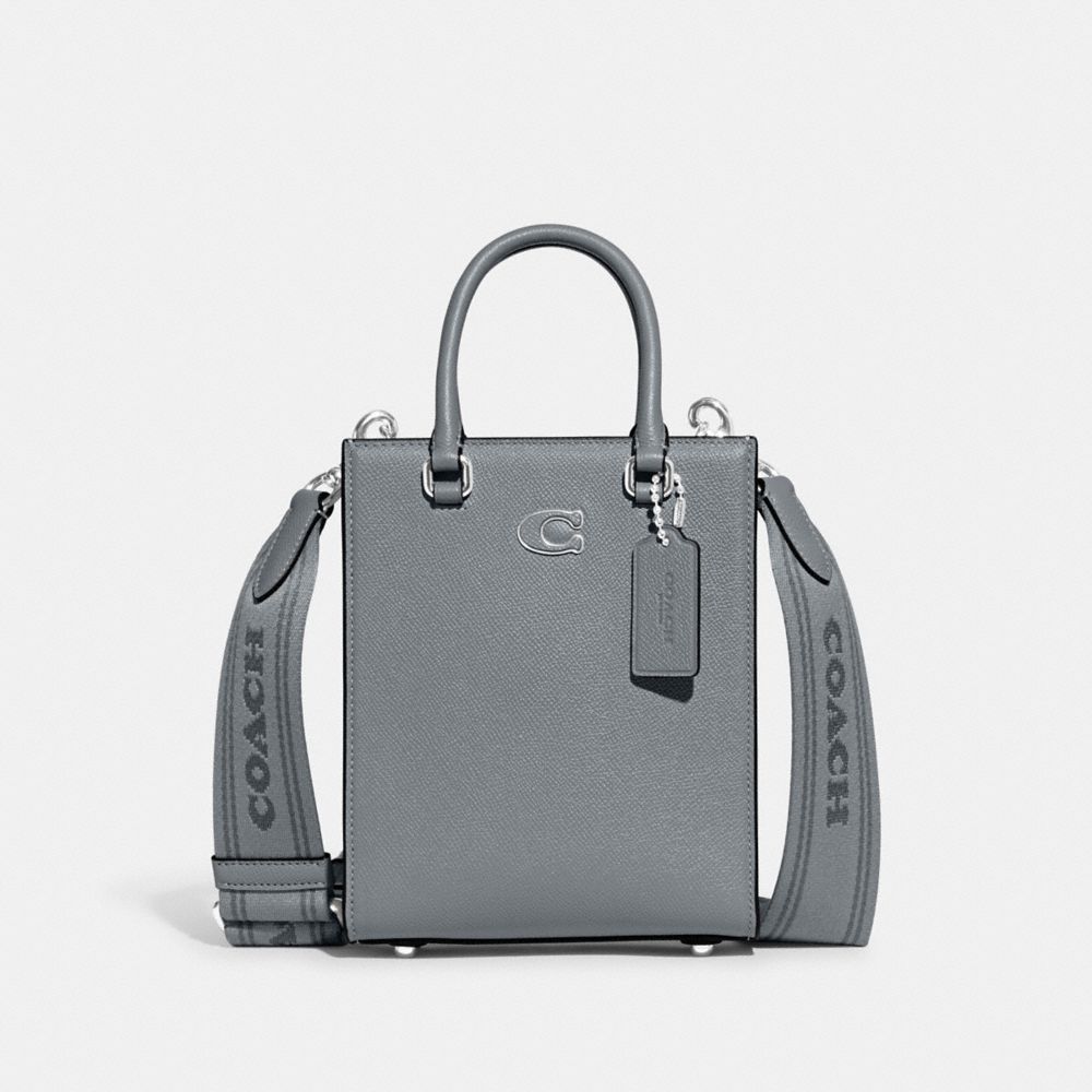 Coach Tote 16 Mit Details Aus Signature-canvas In Gray