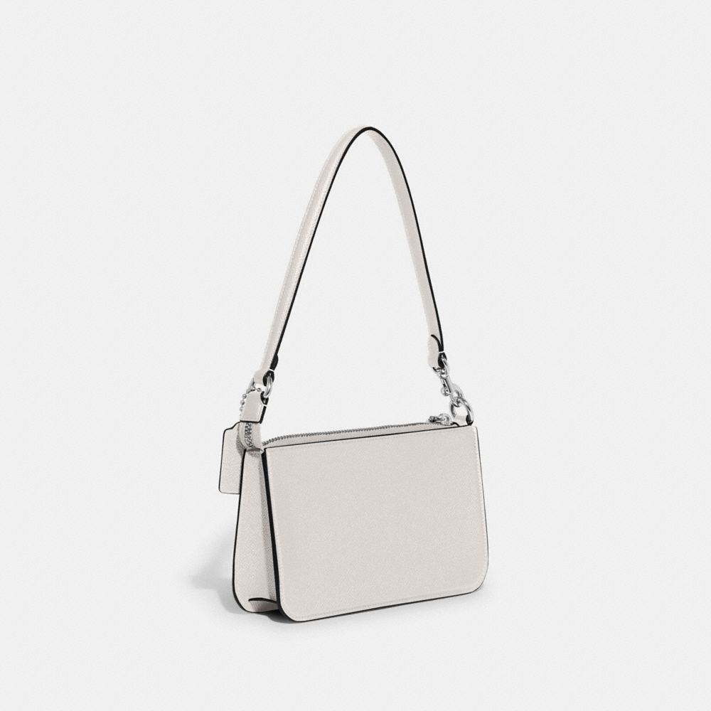 Coach Pouch Bag With Signature Canvas Interior In Chalk