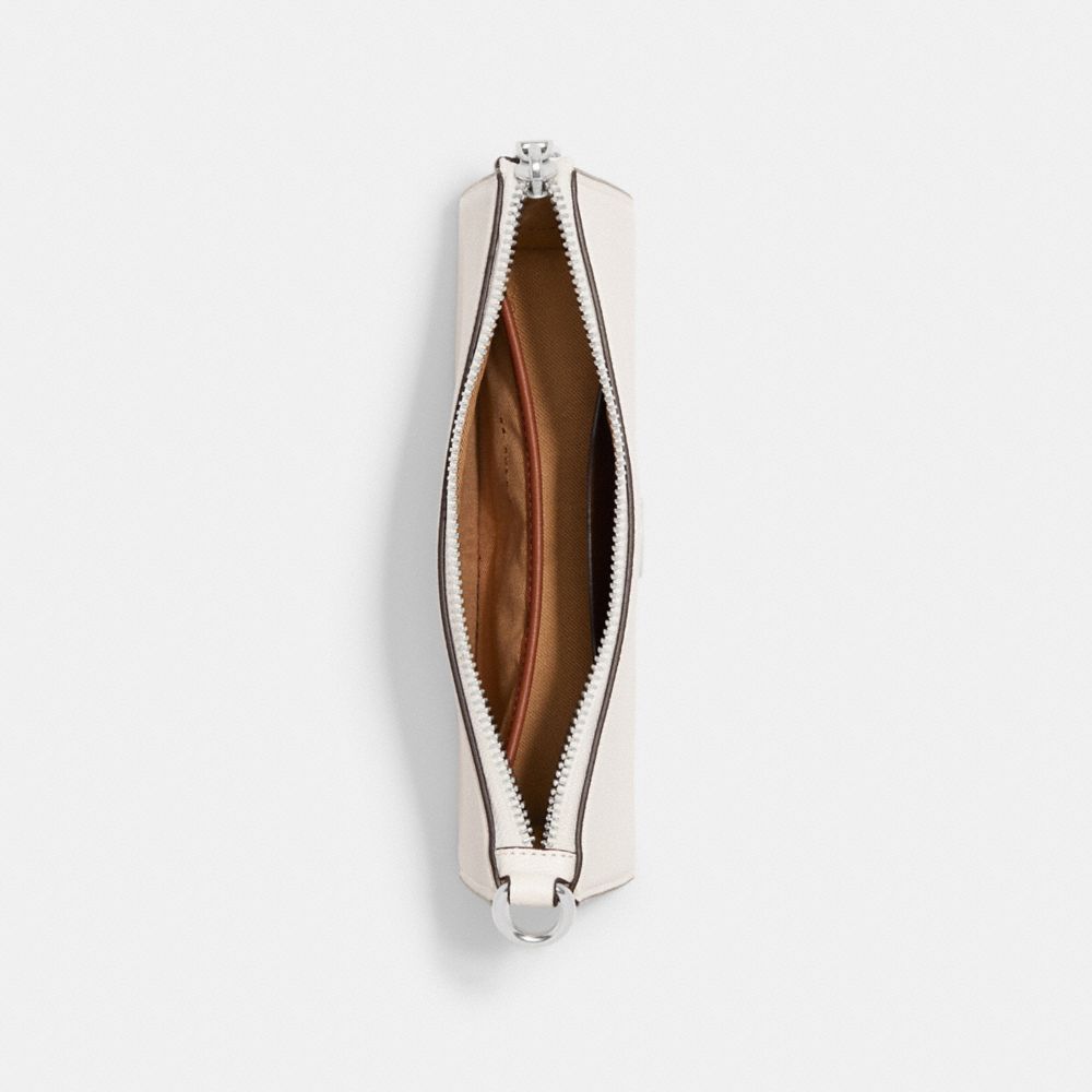 Coach Pouch Bag With Signature Canvas Interior In Chalk