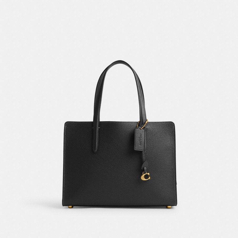 Grove signature tote in pebble leather sale