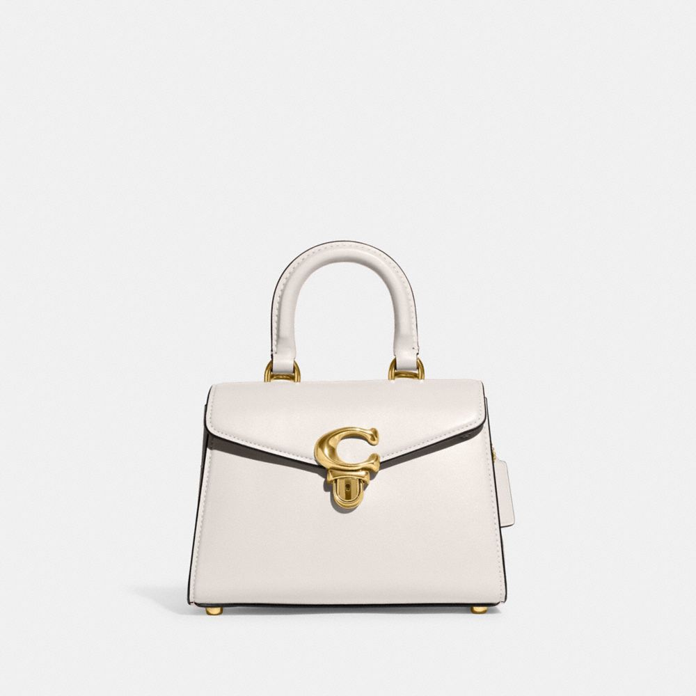 Coach Sammy Top Handle 21 In Brass/chalk