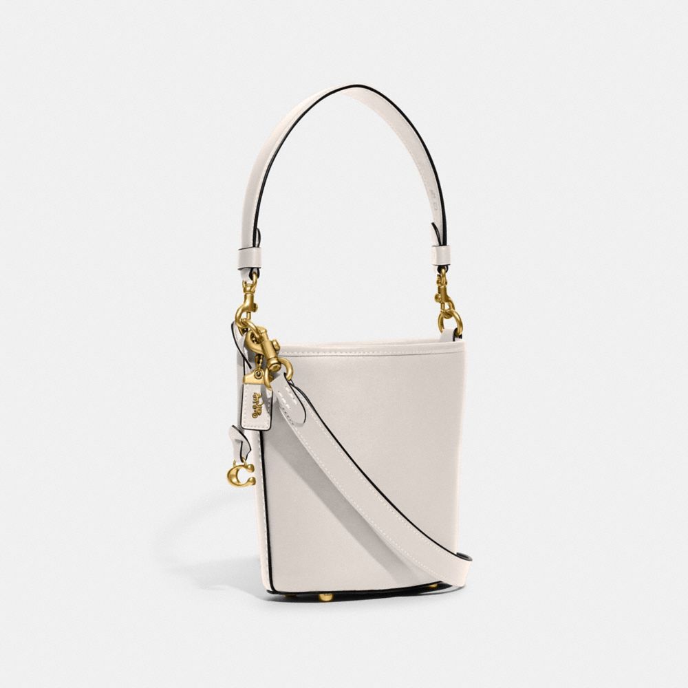 Coach Dakota Bucket Bag 16 In Brass/chalk | ModeSens