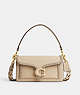 COACH®,TABBY SHOULDER BAG 26 WITH BRAID,Polished Pebble Leather,Small,Brass/Ivory,Front View