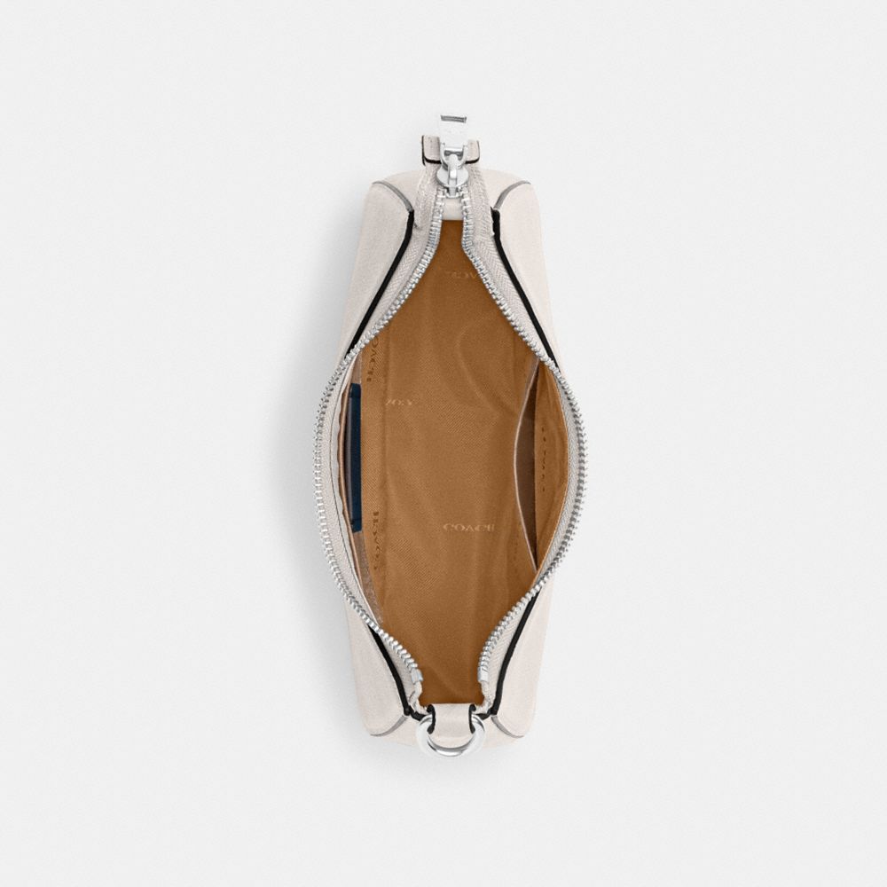Coach Hobo Crossbody With Signature Canvas Interior In Chalk