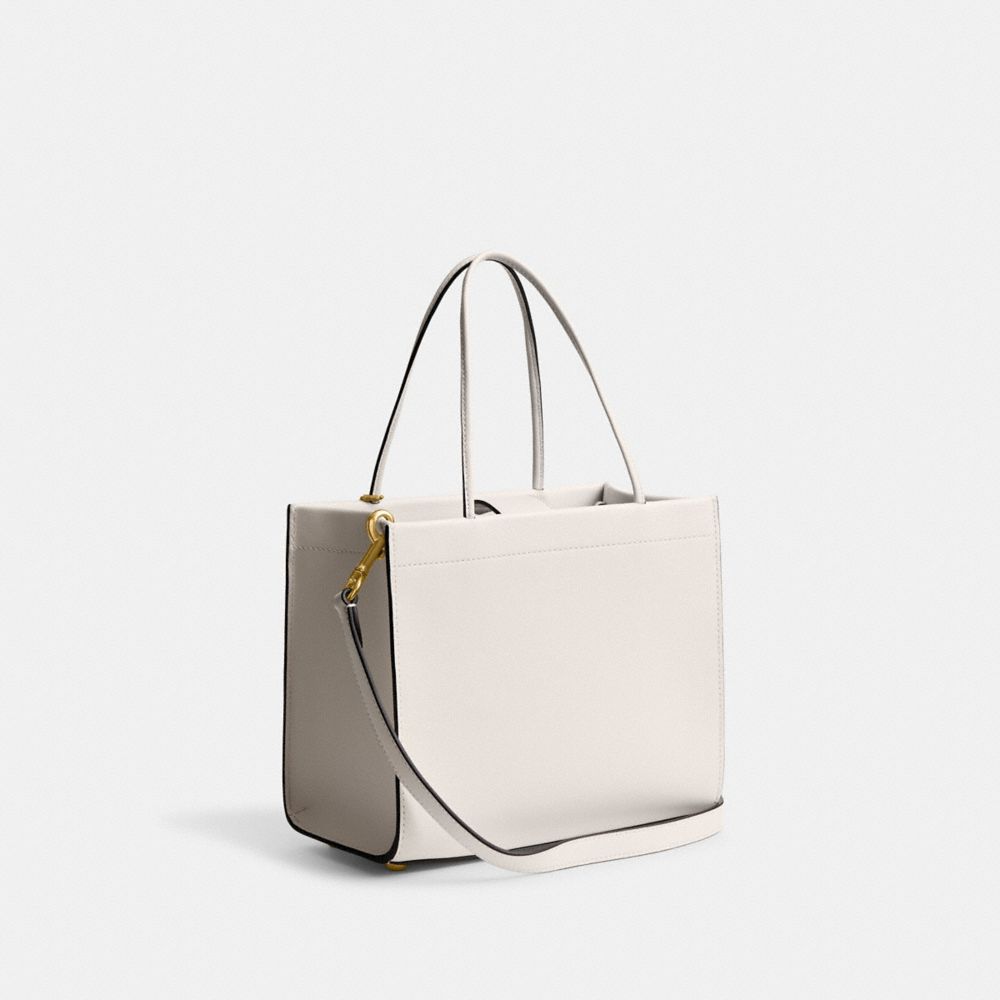 COACH®,CASHIN CARRY 22 WITH FIRE ISLAND GRAPHICS,Glovetanned Leather,Medium,Tea Dance,Angle View