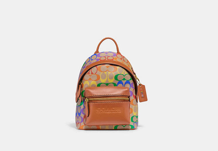 Charter Backpack 18 In Rainbow Signature Canvas