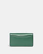 COACH®,TABBY CROSSBODY WRISTLET,Polished Pebble Leather,Mini,Silver/Bright Green,Back View