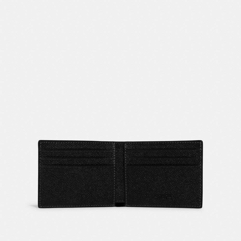 Shop Coach Slim Billfold Wallet In Black