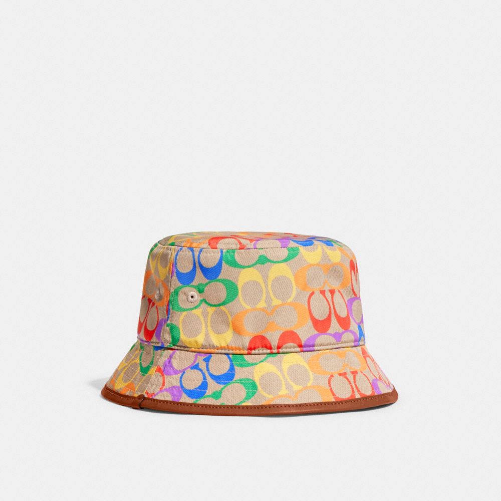 Rainbow Signature Bucket Hat | COACH®