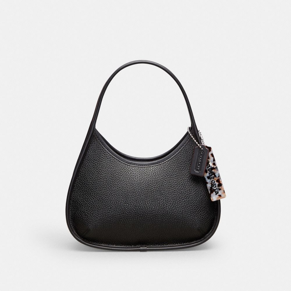 Coach Ergo Shoulder Bag In Topia Leather In Black