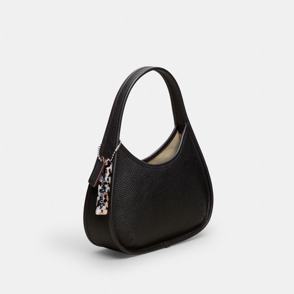 Coach Ergo Shoulder Bag In Topia Leather In Black