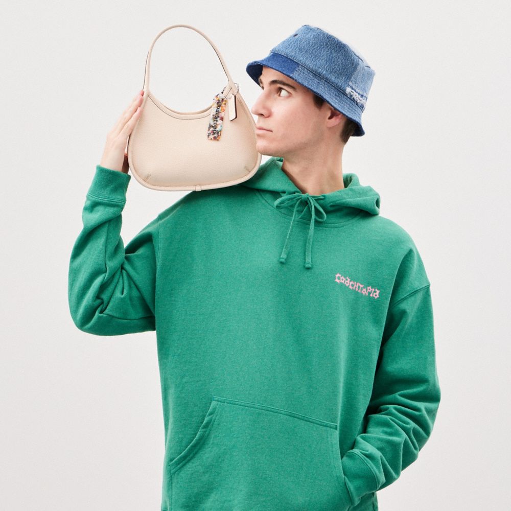 Coach Ergo Shoulder Bag In Topia Leather In Cloud