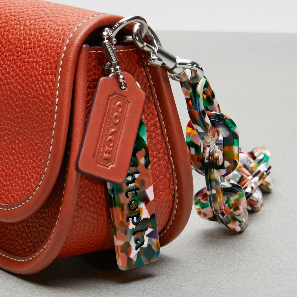 Wavy Dinky In Coachtopia Leather With Strawberry Print