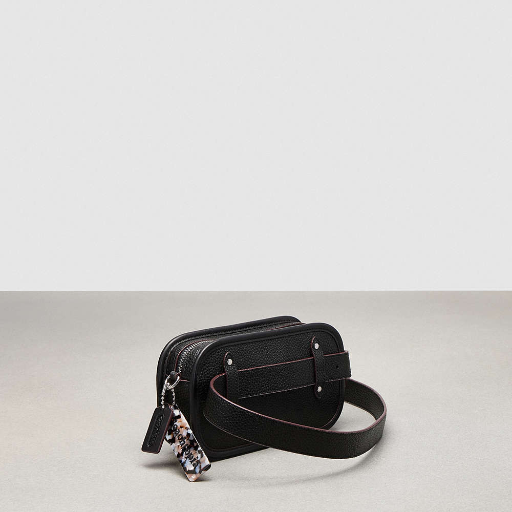 Shop Coach Crossbody Belt Bag In Topia Leather