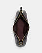 COACH®,TERI HOBO IN SIGNATURE CANVAS,Leather,Gold/Brown Black,Inside View,Top View