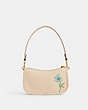 COACH®,COACH X OBSERVED BY US SWINGER 20,Glovetanned Leather,Mini,Garden,Brass/Ivory Multi,Back View