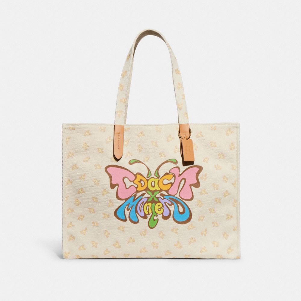 Coach X Lil Nas Butterfly Canvas Tote Bag | COACH®