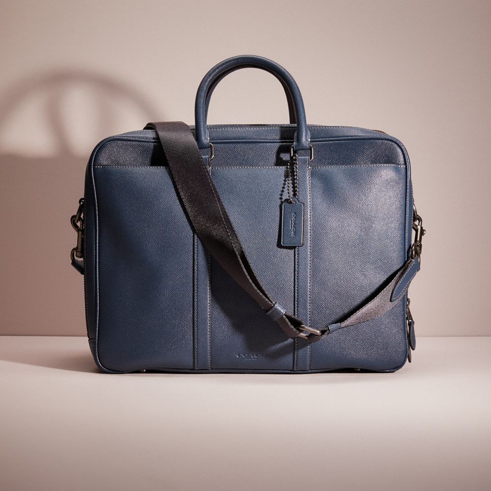 Restored Metropolitan Double Zip Business Case COACH®