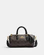 COACH®,LACEY CROSSBODY IN SIGNATURE CANVAS,Small,Anniversary,Gold/Brown Black,Front View