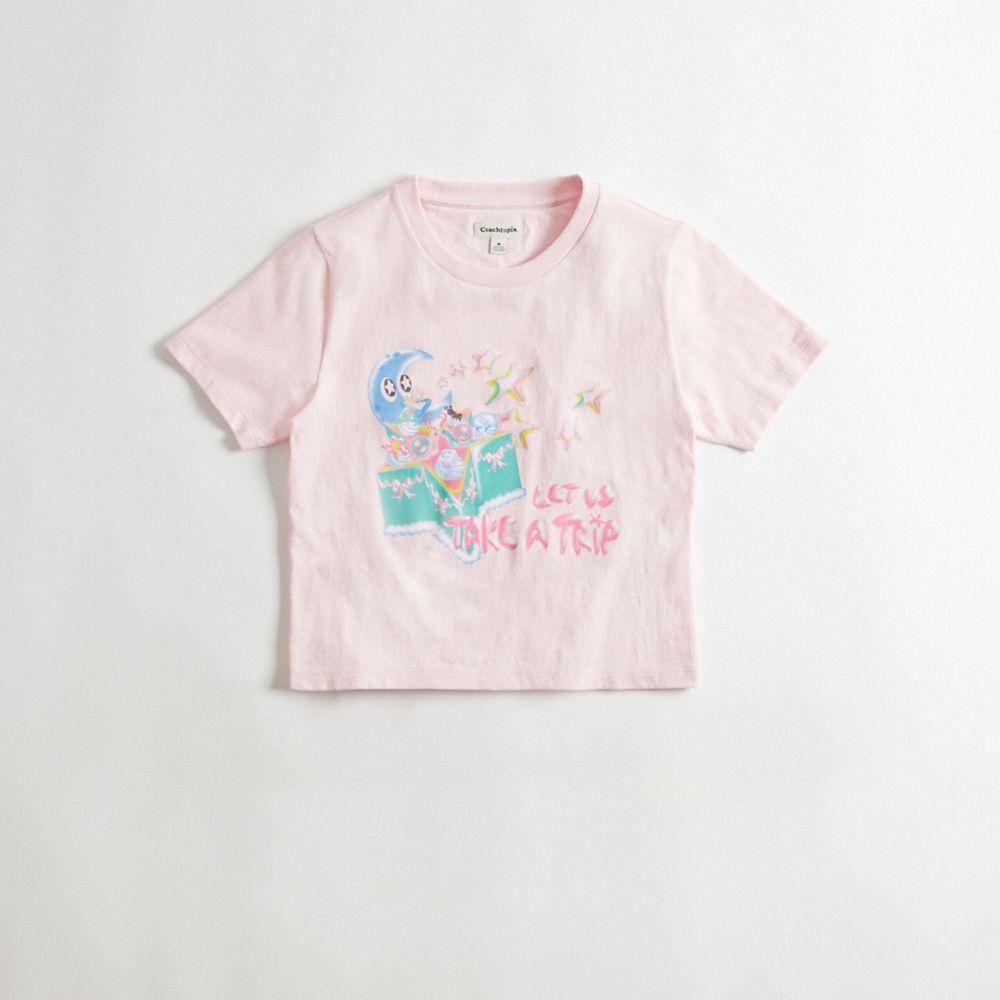 Baby T Shirt In 95% Recycled Cotton: Let Us Take A Trip