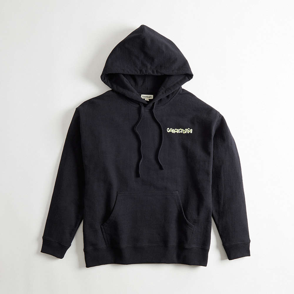 Coach Hoodie In 98% Recycled Cotton: This Is Topia In Black
