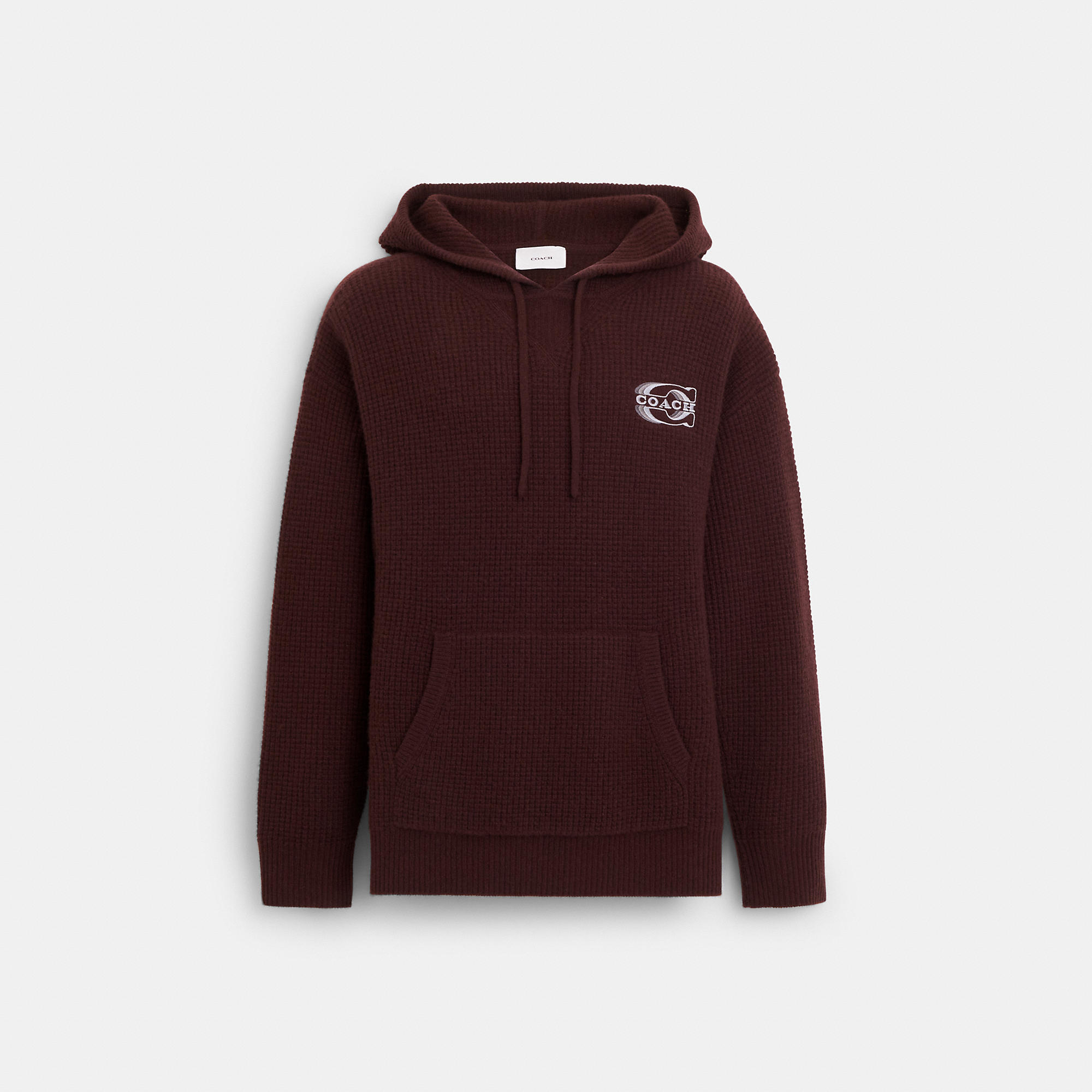 COACH®  Knitted Hoodie
