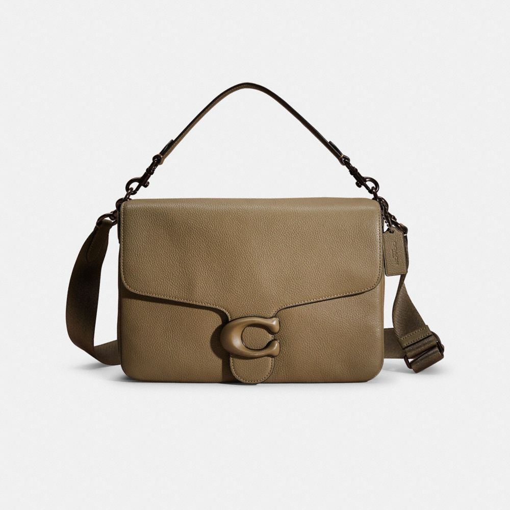 Coach Restored Soft Tabby Messenger In Army Green/pewter