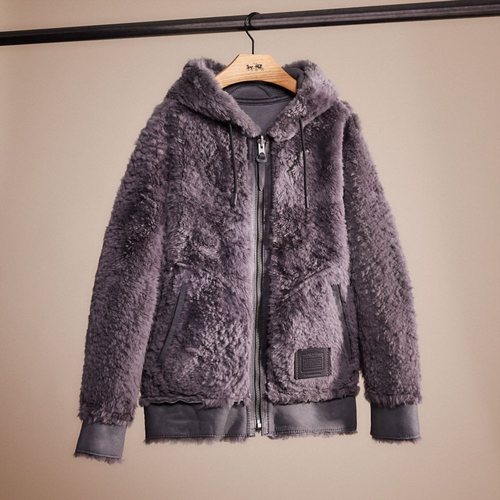 Restored Reversible Shearling Hoodie COACH®