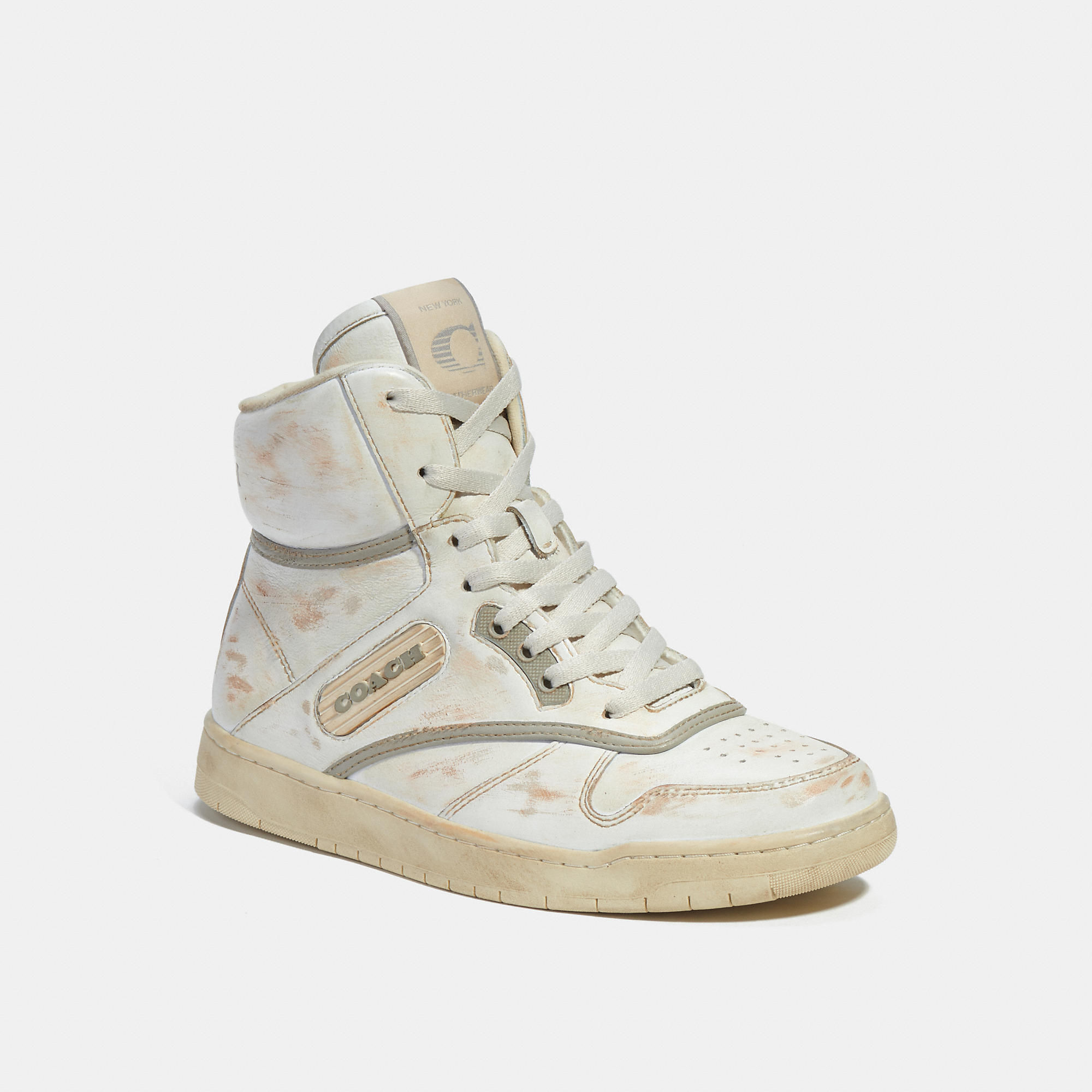 Coach Outlet High Top Sneaker In Grey