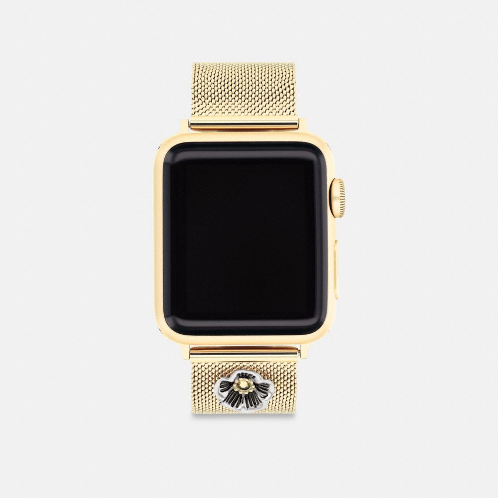 Coach Armband Für Apple Watch Mit 38 Mm, 40 Mm Und 41 Mm In Gold