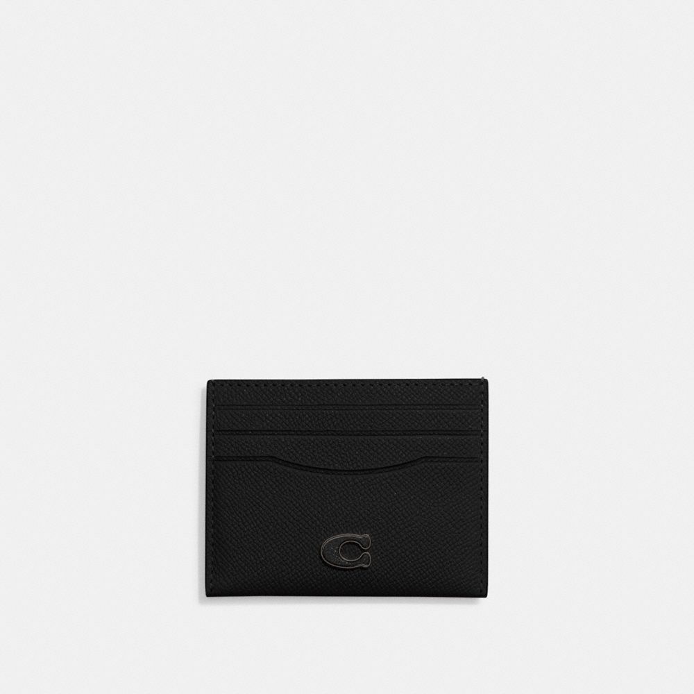 Coach Card Case In Black