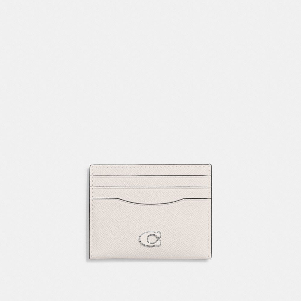 Coach Card Case In Chalk